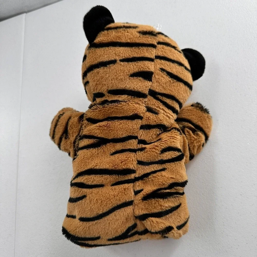 Tiger Hand Puppet & Plush Toy Set By Beverly‎ Hills Teddy Bear Co. 2011 Stripes